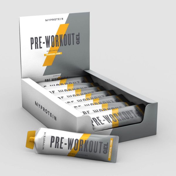 MyProtein Pre Workout Gel, 6 Pack 221mg Caf per gel (Select Flavour)